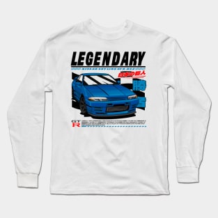 NISMO NISSAN SKYLINE GTR R32-BLUE Long Sleeve T-Shirt